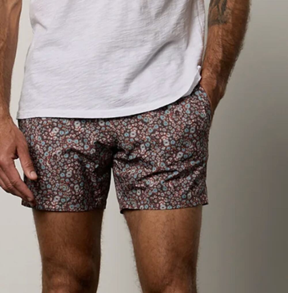 NWT Velvet by Graham & Spencer Ricardo Printed Men's Swim Shorts XL